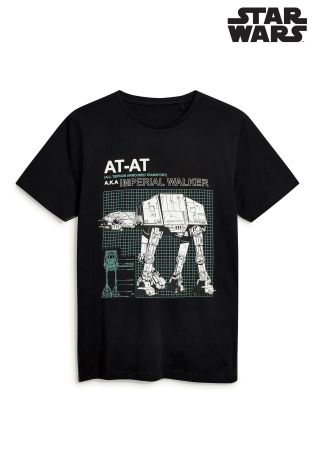 Black Star Wars Graphic T-Shirt